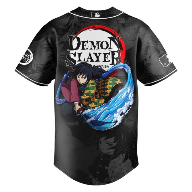 Mlb X Demon Slayer Jersey – Limited Edition Anime Baseball Shirt - Image 3