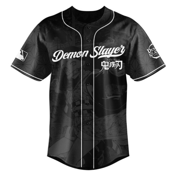 Mlb X Demon Slayer Jersey – Limited Edition Anime Baseball Shirt - Image 2