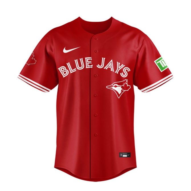 Celebrate Canada Day In Style: Blue Jays Red Jersey & Cap Set – Limited Edition! - Image 2