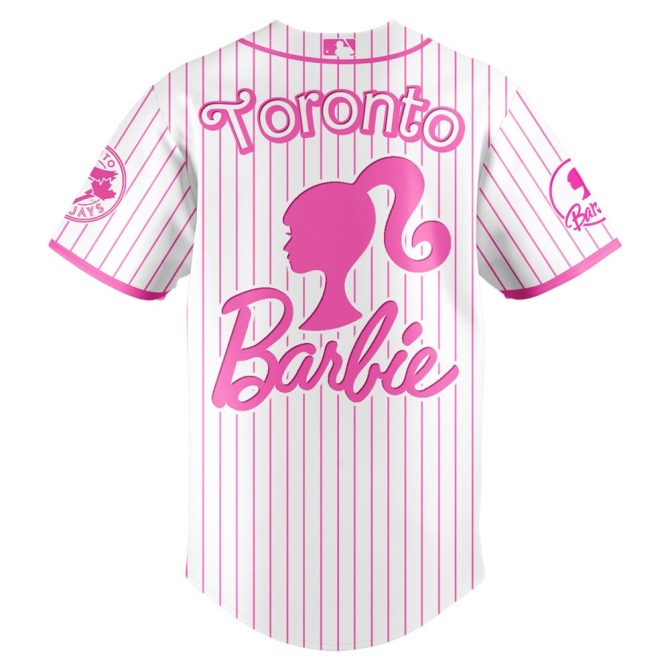 Limited Edition Barbie X Blue Jays Jersey - Toronto Night Game Special - Image 3