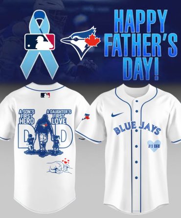 Blue Jays Father'S Day Jersey - A Son'S Hero, Daughter'S Love - Perfect Gift For Dad!