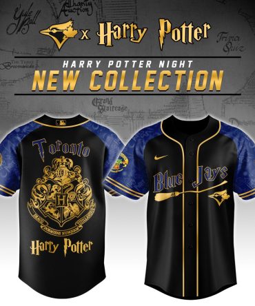 Limited Edition Harry Potter X Toronto Blue Jays Jersey - Magical Fan Gear!