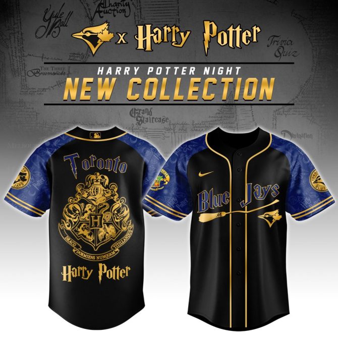 Limited Edition Harry Potter X Toronto Blue Jays Jersey - Magical Fan Gear!
