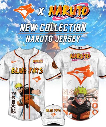 Exclusive Naruto X Blue Jays Jersey – Limited Edition Anime Sportswear!