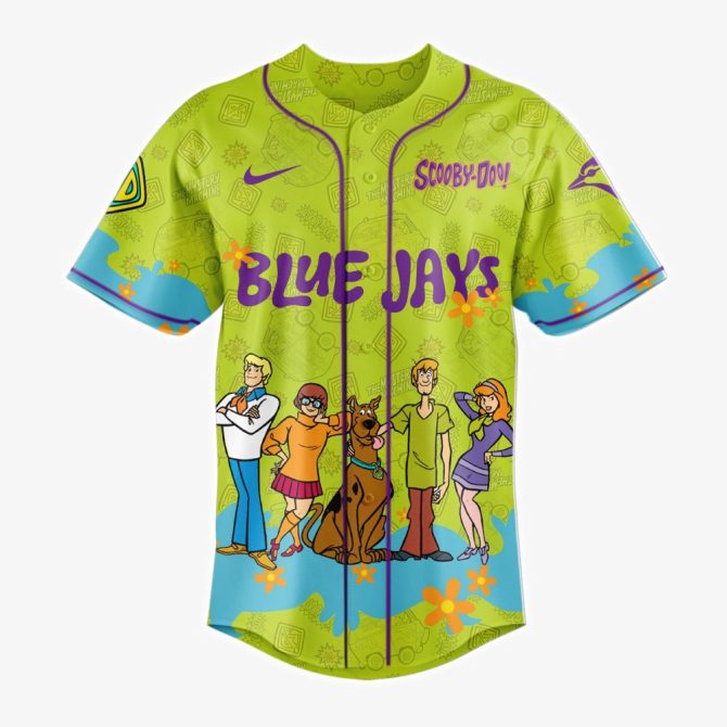 Limited Edition Scooby-Doo X Blue Jays Jersey & Cap Set - Mlb Night Special! - Image 2
