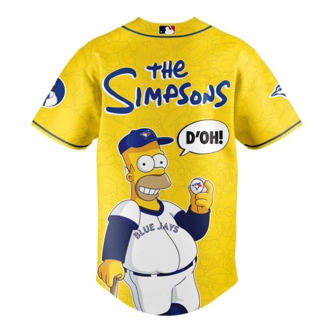 Exclusive Blue Jays X Simpsons Jersey - Limited Edition Homer Design - Image 3