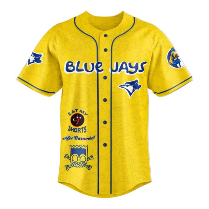 Exclusive Blue Jays X Simpsons Jersey - Limited Edition Homer Design - Image 2