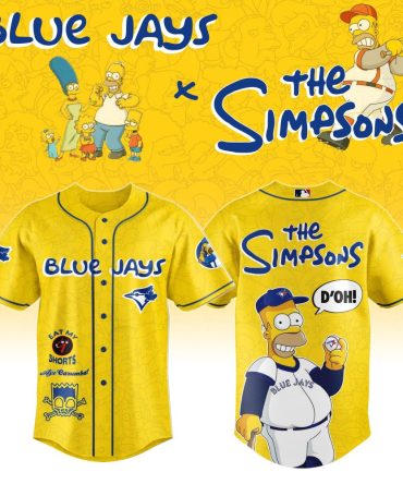 Exclusive Blue Jays X Simpsons Jersey - Limited Edition Homer Design