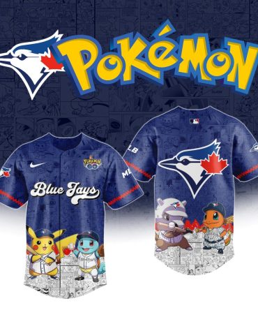 Limited Edition Blue Jays X Pokémon Jersey – Collectible Sportswear For Fans
