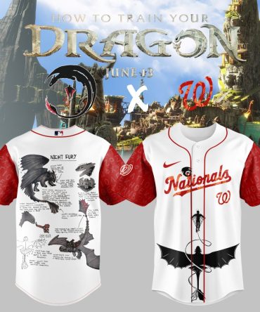 Exclusive How To Train Your Dragon Baseball Jersey – Limited Edition Fan Gear!
