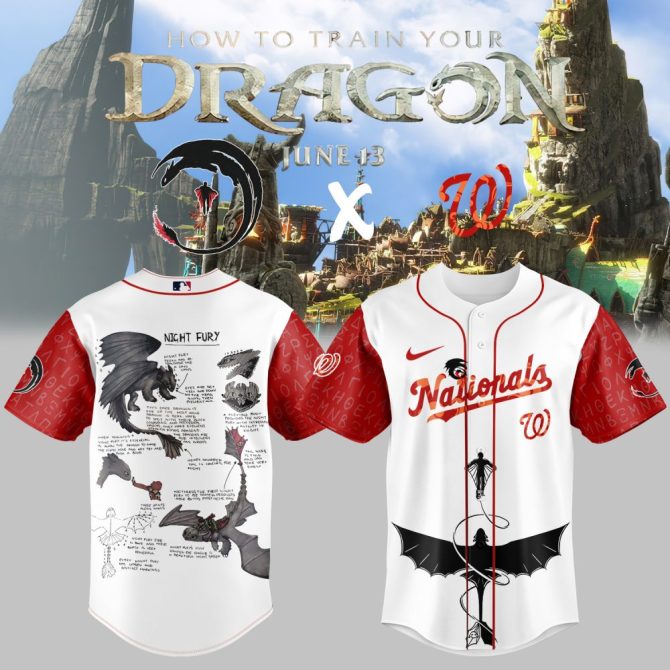 Exclusive How To Train Your Dragon Baseball Jersey – Limited Edition Fan Gear!