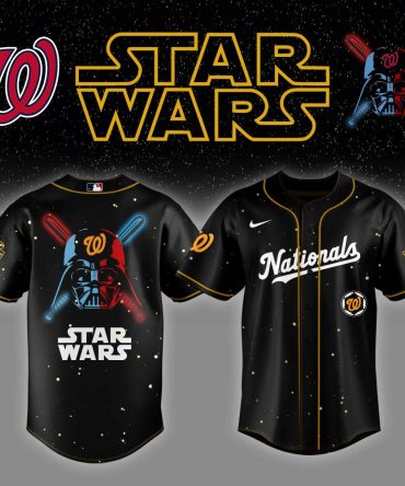 Exclusive Star Wars Nationals Jersey – Iconic Darth Vader Design, Limited Edition Baseball Apparel