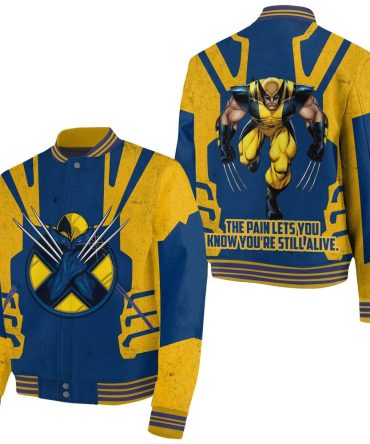 Bold Blue & Yellow Superhero Varsity Jacket – Unleash Your Inner Hero With Iconic Design!