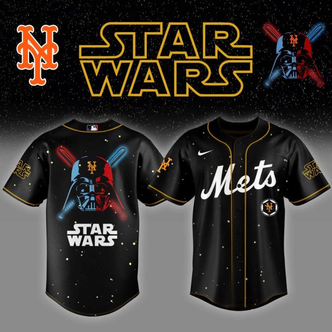 Exclusive Star Wars X Mets Baseball Jersey - Limited Edition Fan Gear