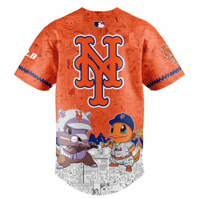 Exclusive Mets X Pokémon Jersey – Limited Edition Baseball Fan Gear - Image 3