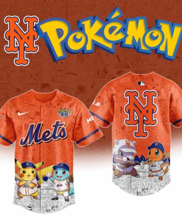 Exclusive Mets X Pokémon Jersey – Limited Edition Baseball Fan Gear