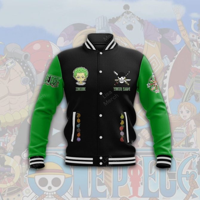 Custom Anime Varsity Jacket - Personalize Your Style With Unique Design & Name - Image 2