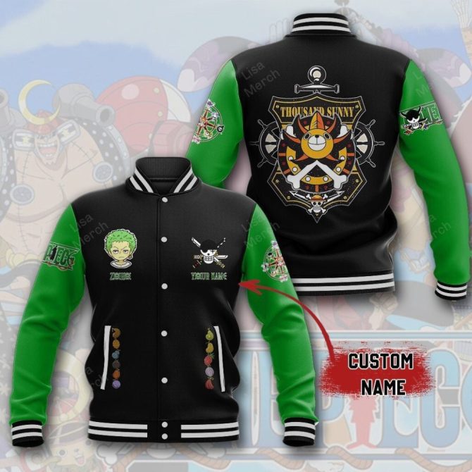Custom Anime Varsity Jacket - Personalize Your Style With Unique Design & Name