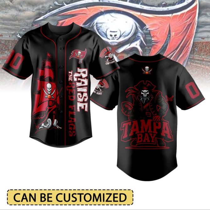 Customizable Tampa Bay Pirate Jersey - Unique Design, Perfect Gift For Fans!