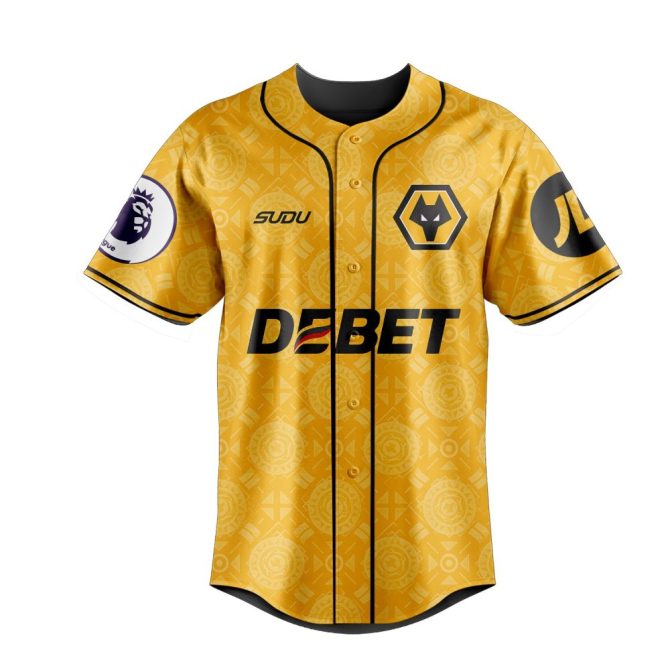 Customizable Wolves Fc Jersey – Personalize Your Name & Number – Premier League Edition - Image 2
