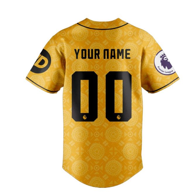 Customizable Wolves Fc Jersey – Personalize Your Name & Number – Premier League Edition - Image 3
