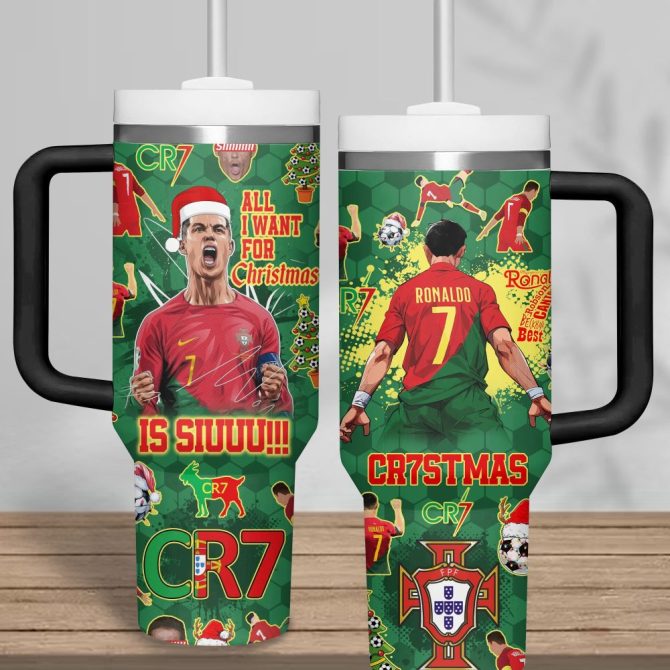 Cr7 Christmas Mug - Limited Edition Soccer Fan Gift With Festive Design