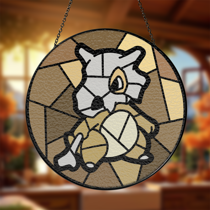 Charming Stained Glass Suncatcher - Cute Dinosaur Design For Home Decor - Image 3
