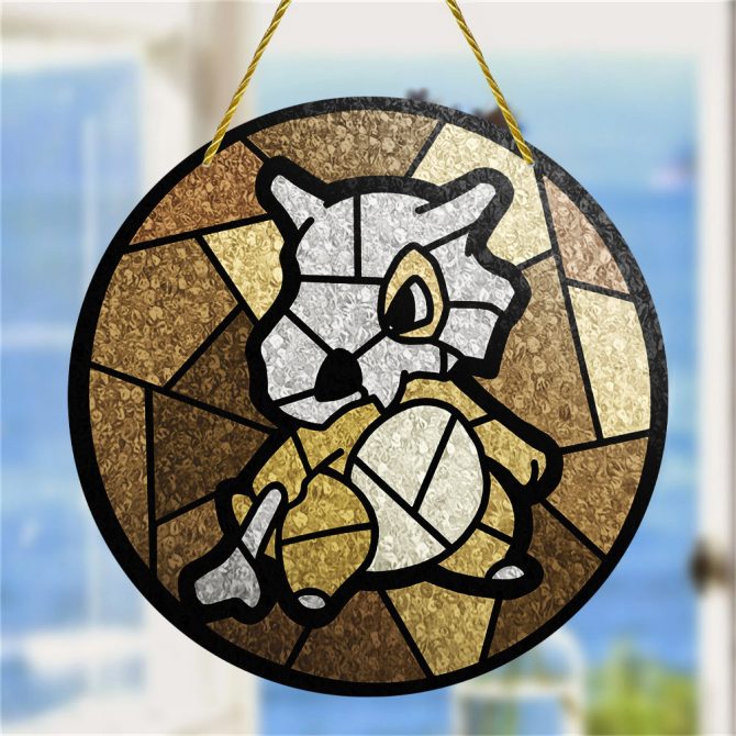 Charming Stained Glass Suncatcher - Cute Dinosaur Design For Home Decor