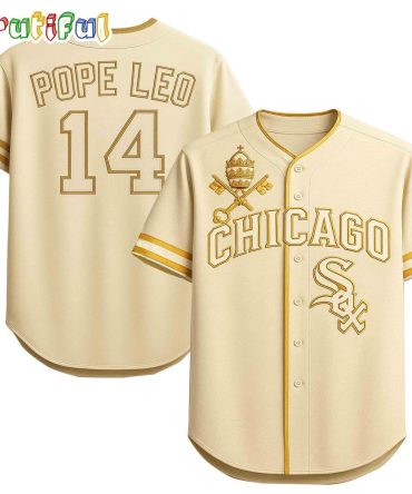 Vintage Chicago Jersey - Custom Pope Leo 14 Design For Fans - Limited Edition