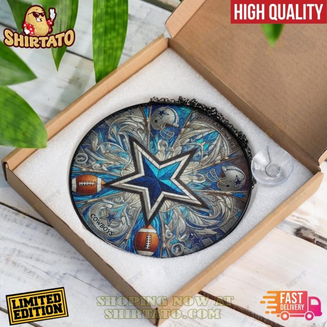 Limited Edition Dallas Star Stained Glass Art - Perfect Gift For Cowboys Fans - High Quality & Fast Delivery! - Image 2