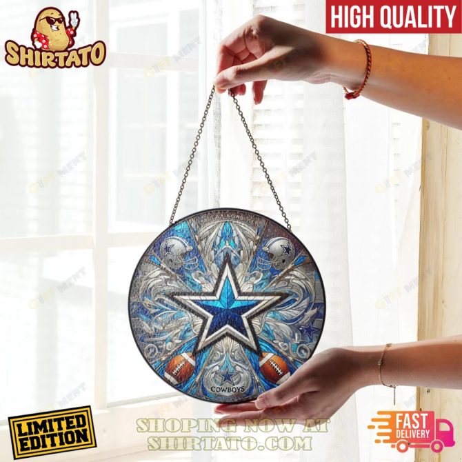 Limited Edition Dallas Star Stained Glass Art - Perfect Gift For Cowboys Fans - High Quality & Fast Delivery! - Image 3