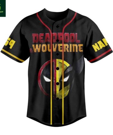 Deadpool & Wolverine Baseball Jersey - Cool Superhero Design For Fans - Unisex & Breathable Shirt