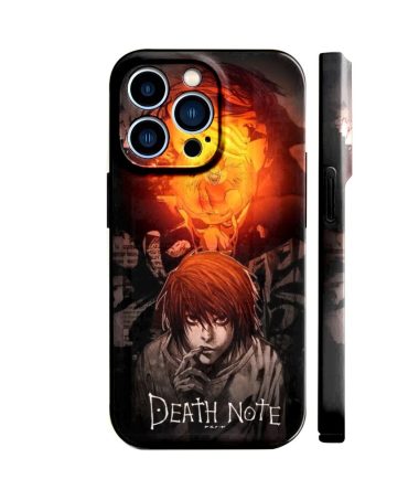Stylish Death Note Anime Iphone Case - Protective & Eye-Catching Design For Fans
