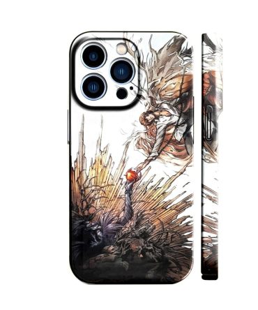 Stylish Anime Iphone Case - Epic Battle Art Design - Protective & Durable Cover
