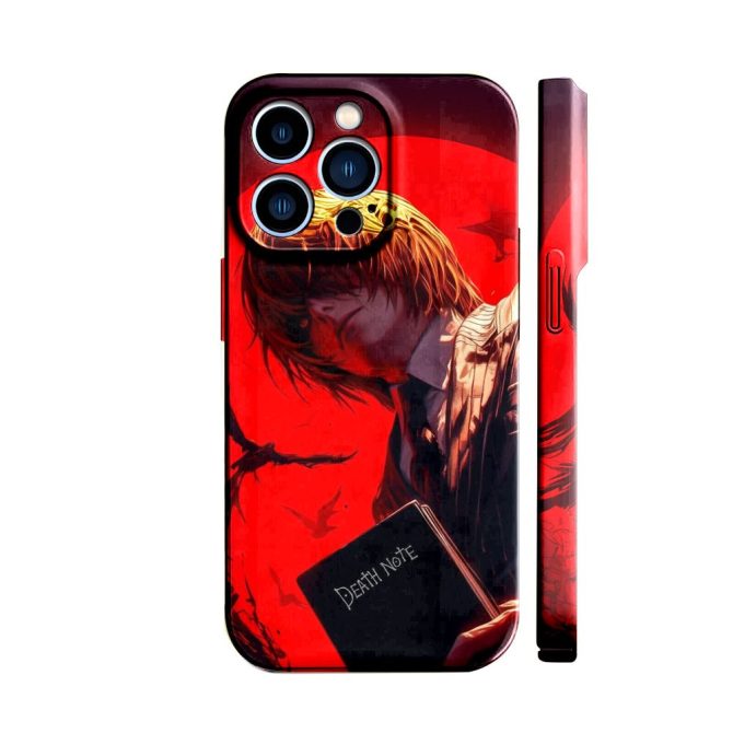 Anime-Inspired Phone Case – Vibrant Red Design For Iphone 14 Pro Max - Image 2