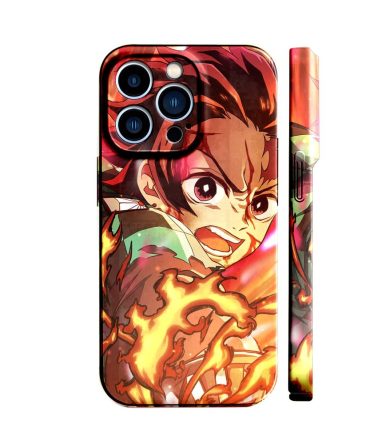 Anime Flame Warrior Iphone Case – Perfect Fit, Durable Protection & Vibrant Design