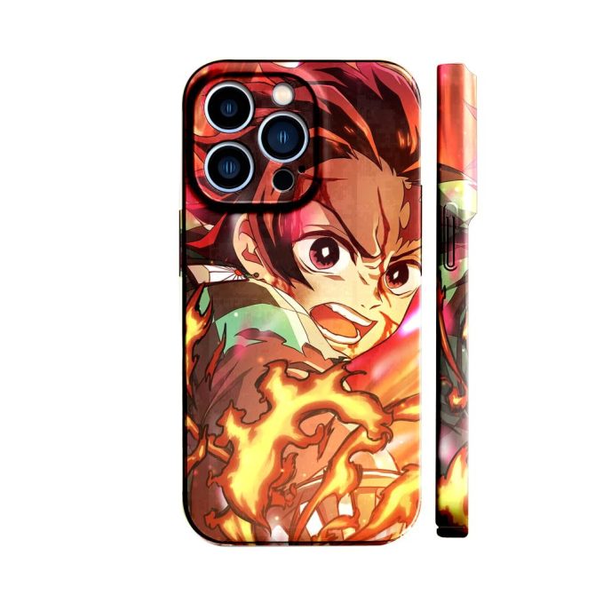 Anime Flame Warrior Iphone Case – Perfect Fit, Durable Protection & Vibrant Design - Image 2