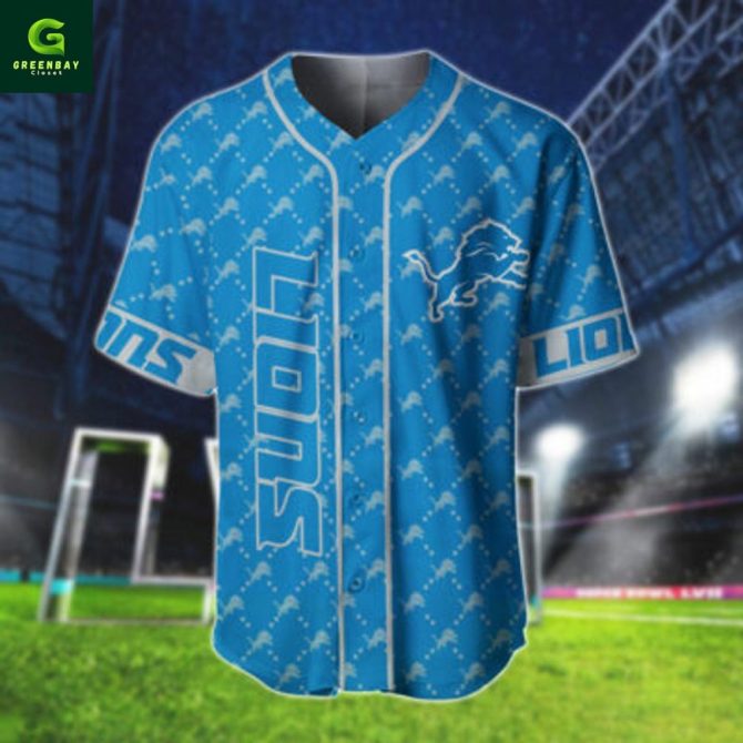 Customizable Blue Lions Baseball Jersey - Add Your Name & Number For A Personalized Touch! - Image 2