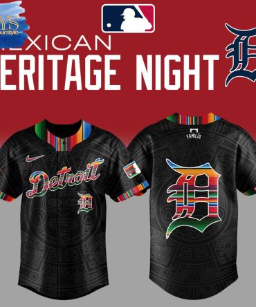 Detroit Heritage Night Jersey - Limited Edition Mexican Design, Celebrate In Style!