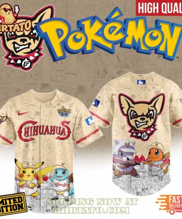Limited Edition Pokémon Chihuahuas Jersey - Fast Delivery & High Quality