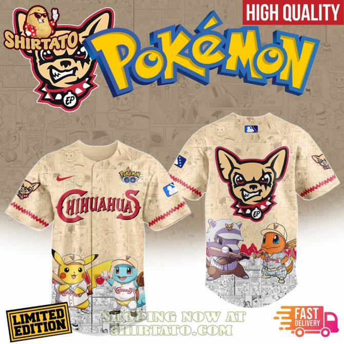 Limited Edition Pokémon Chihuahuas Jersey - Fast Delivery & High Quality