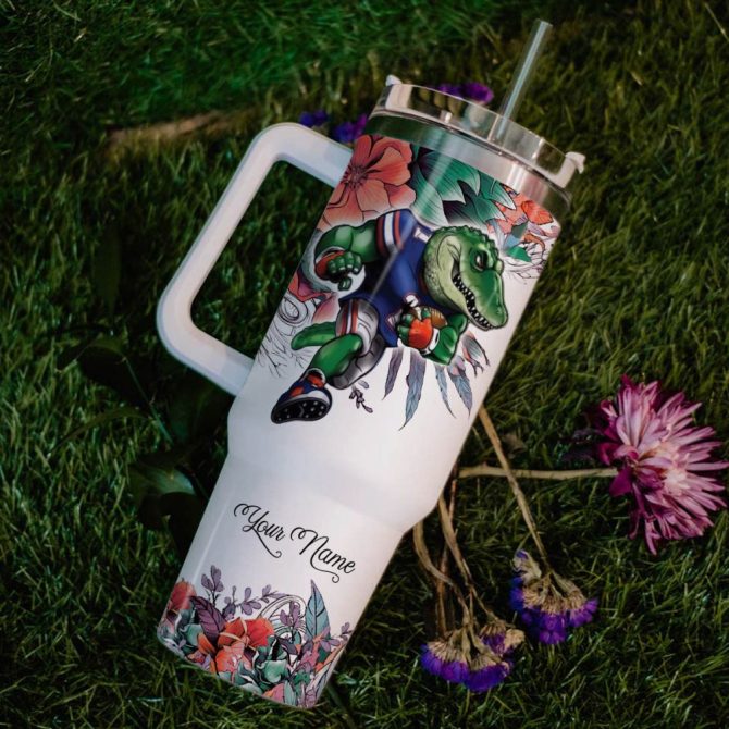 Customizable 'Just A Girl Who Loves Gators' Tumbler - Perfect Gift For Fans! - Image 6
