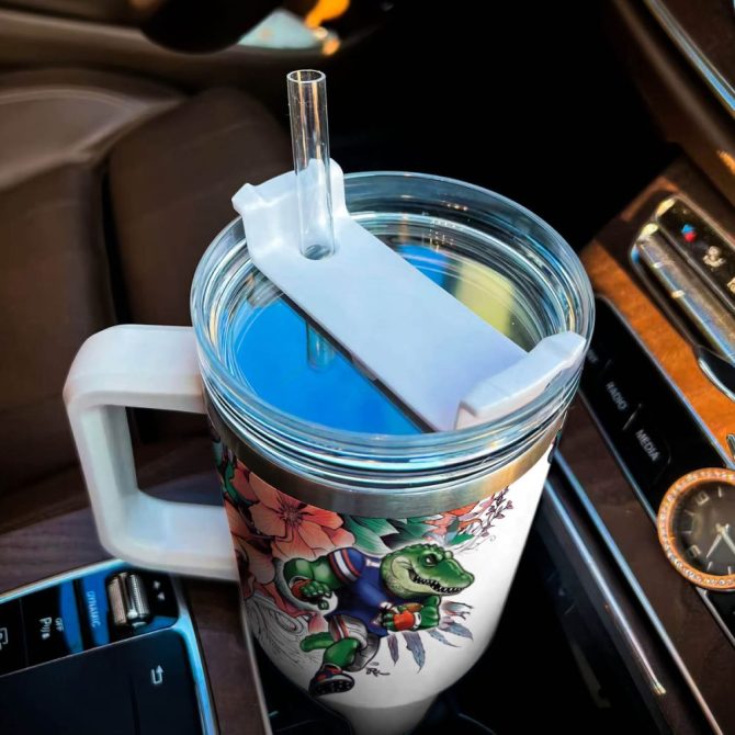 Customizable 'Just A Girl Who Loves Gators' Tumbler - Perfect Gift For Fans! - Image 4