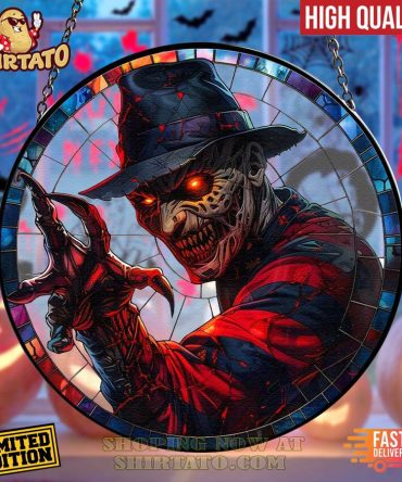 Limited Edition Horror-Themed Stained Glass Art - High Quality, Fast Delivery