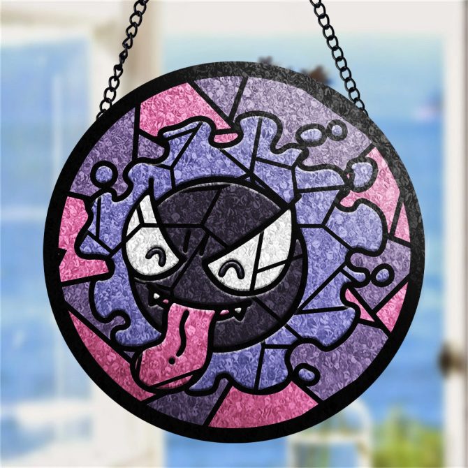 Vibrant Stained Glass Art - Unique Hanging Decor For Home Or Office