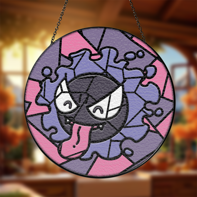 Vibrant Stained Glass Art - Unique Hanging Decor For Home Or Office - Image 3