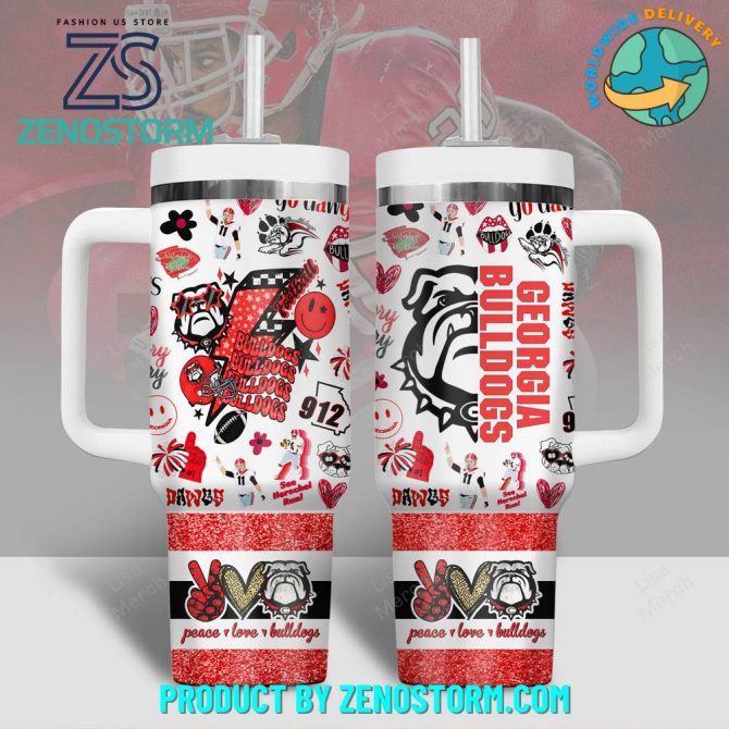 Georgia Bulldogs Tumbler Mug - Stylish, Durable & Perfect For Fans , Free Shipping
