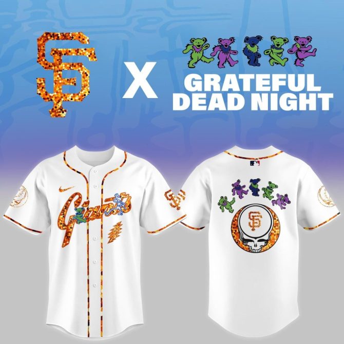 Limited Edition Giants Grateful Dead Night Jersey – Celebrate In Style!