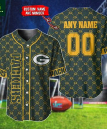 Custom Green Bay Packers Jersey - Personalize Name & Number For Ultimate Fan Gear