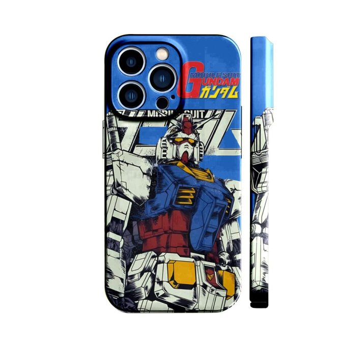 Stylish Gundam Iphone Case - Durable, Vibrant Design For Fans - Protect & Showcase Your Phone!